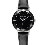 Montre Femme MULTIPLES Cadran Noir Bracelet Cuir Noir