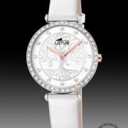 Montre Lotus femme acier et cuir