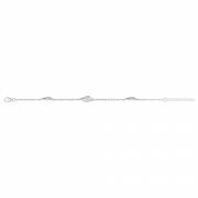 Bracelet argent et oxydes de zirconium