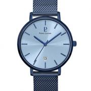 Montre Homme ECHO Cadran Bleu Bracelet Acier Milanais Bleu