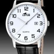 Montres Lotus homme acier et cuir