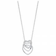 Collier argent et oxydes de zirconium