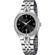 Montre Festina acier cadran noir