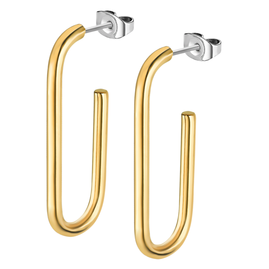 Boucles d'oreilles acier Lotus Steel
