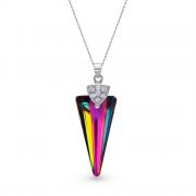 Spike vitrail medium collier